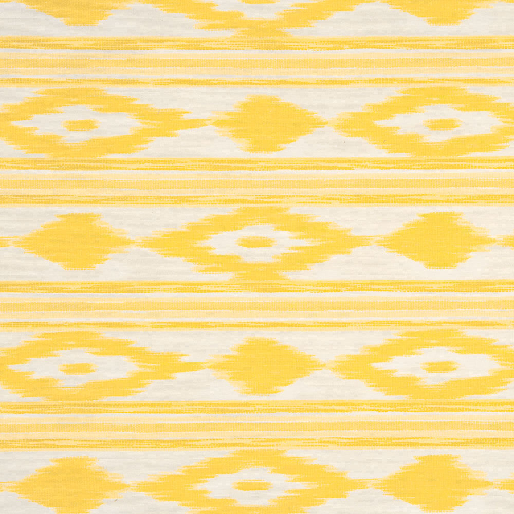 Loneta Estampada Lingua Maiorquina Amarela - Ribes y Casals