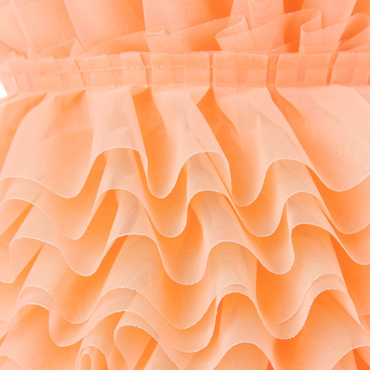 Cinta Plisada Garrucha 6 cm Salmón - Ribes y Casals