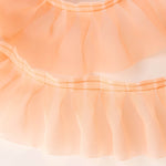 Cinta Plisada Garrucha 6 cm Salmón - Ribes y Casals