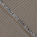 Lã Viscose Pied-de-poule Castanho e Azul - Ribes y Casals