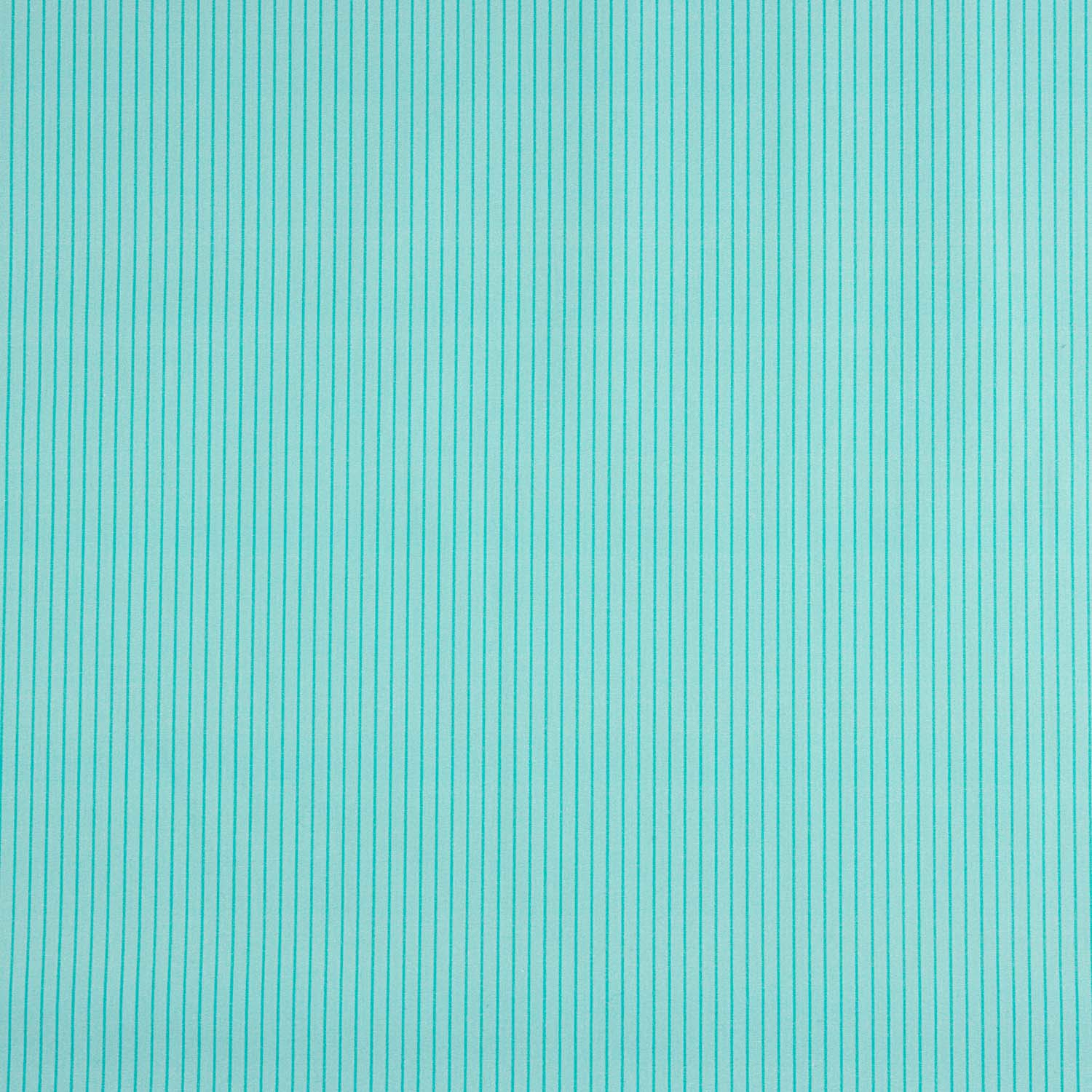 Percal estampado com riscas verde água - Ribes y Casals