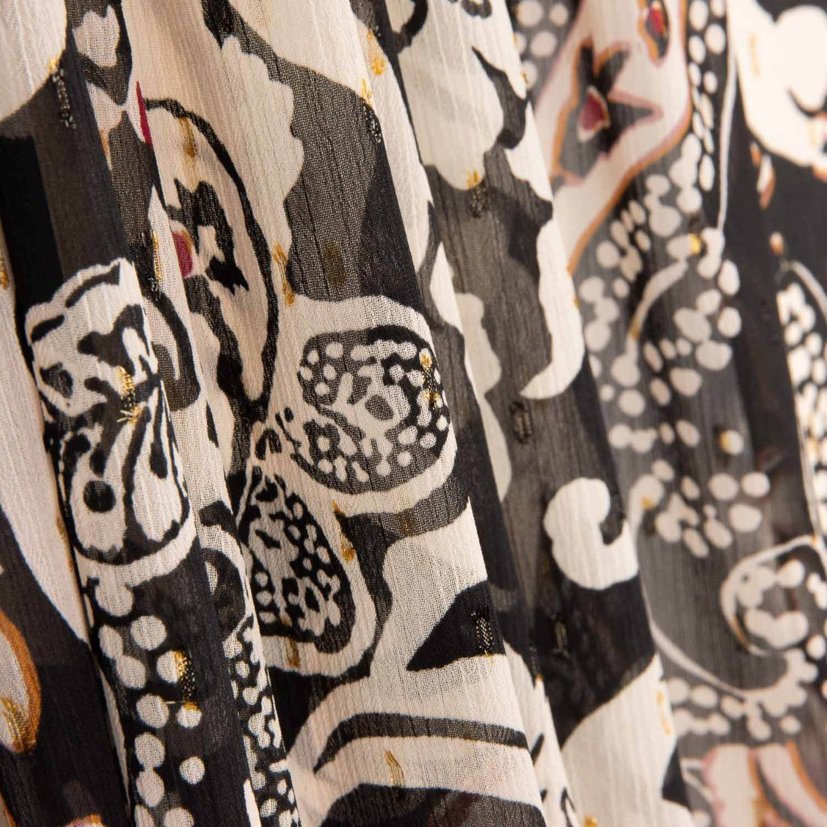 Gasa Bambula Cachemir Nocturno - Ribes y Casals