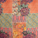 Gaze Bambula Lurex Estampada Patchwork Boho Coralia - Ribes y Casals