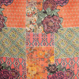Gaze Bambula Lurex Estampada Patchwork Boho Coralia - Ribes y Casals