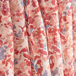 Gaze Bambula com Estampado Floral em Aquarela - Ribes y Casals