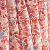 Gaze Bambula com Estampado Floral em Aquarela - Ribes y Casals
