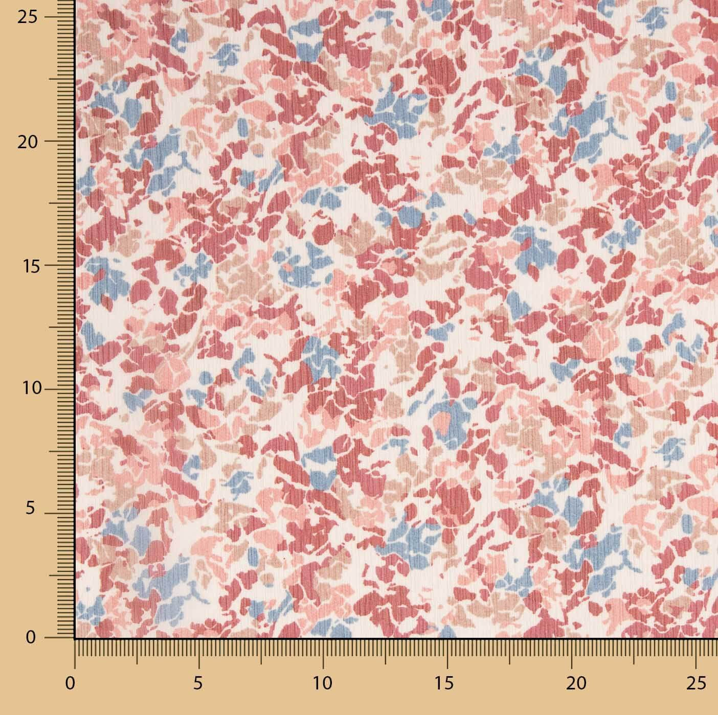 Gaze Bambula com Estampado Floral em Aquarela - Ribes y Casals