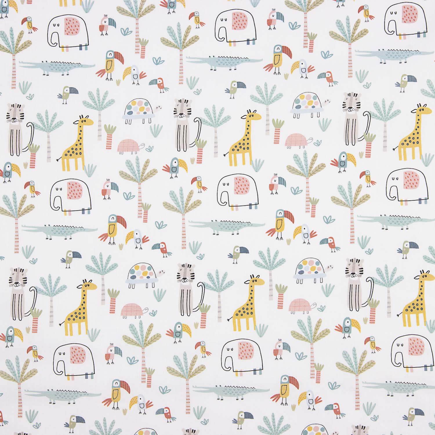 Percal estampado Jungle Kids - Ribes y Casals