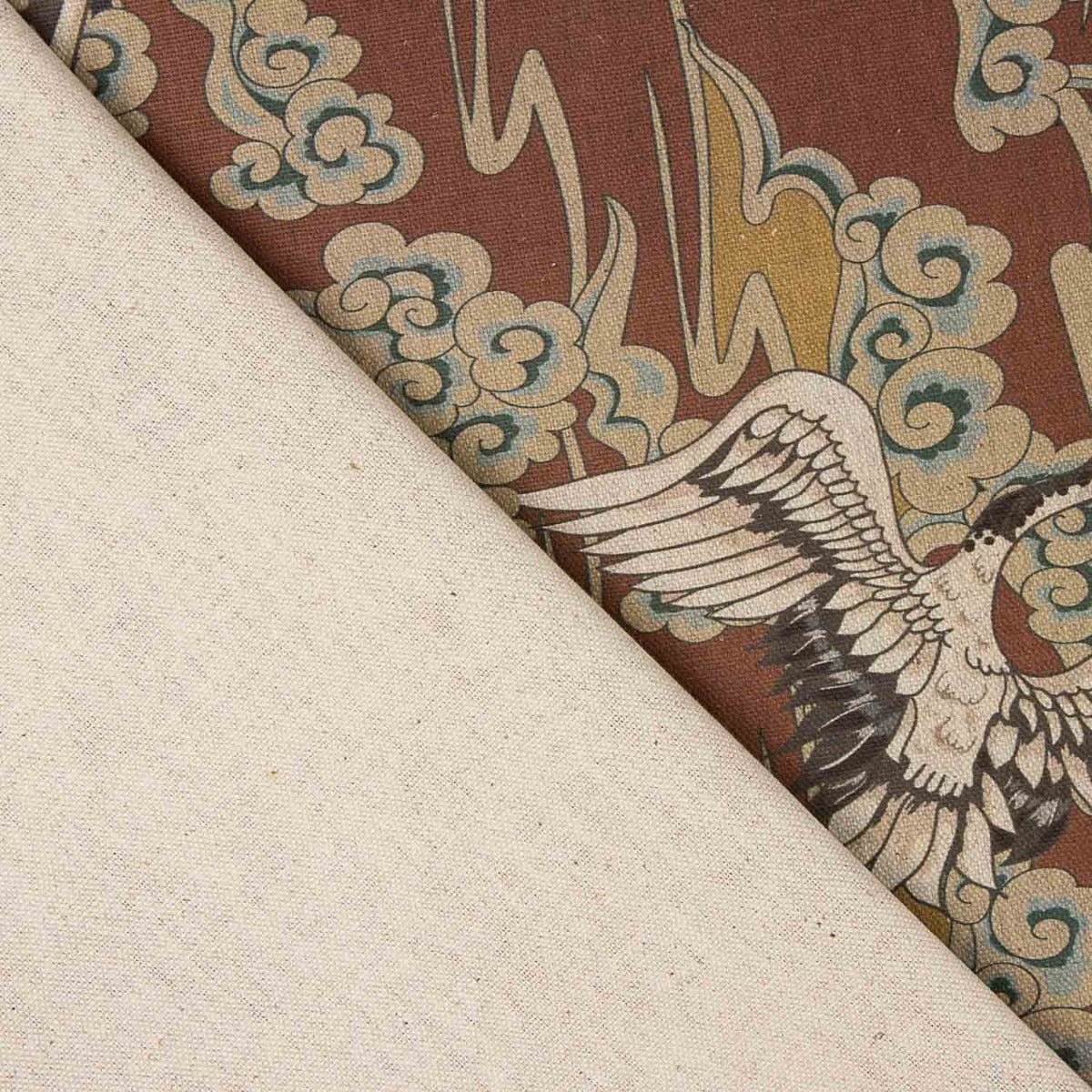 Lona de algodão Half Panama – Gruas orientais - Ribes y Casals