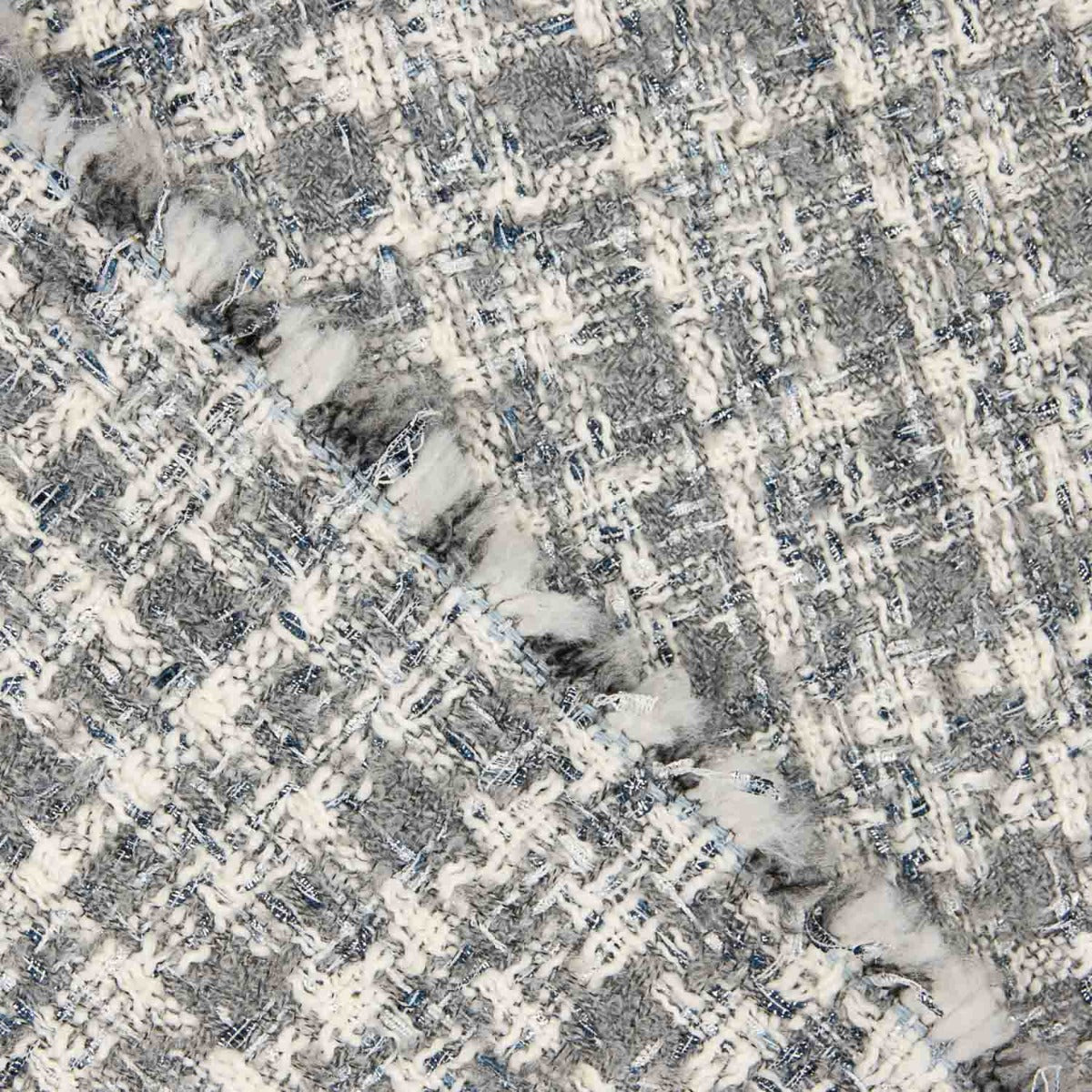 Tweed Lurex Cinza - Ribes y Casals