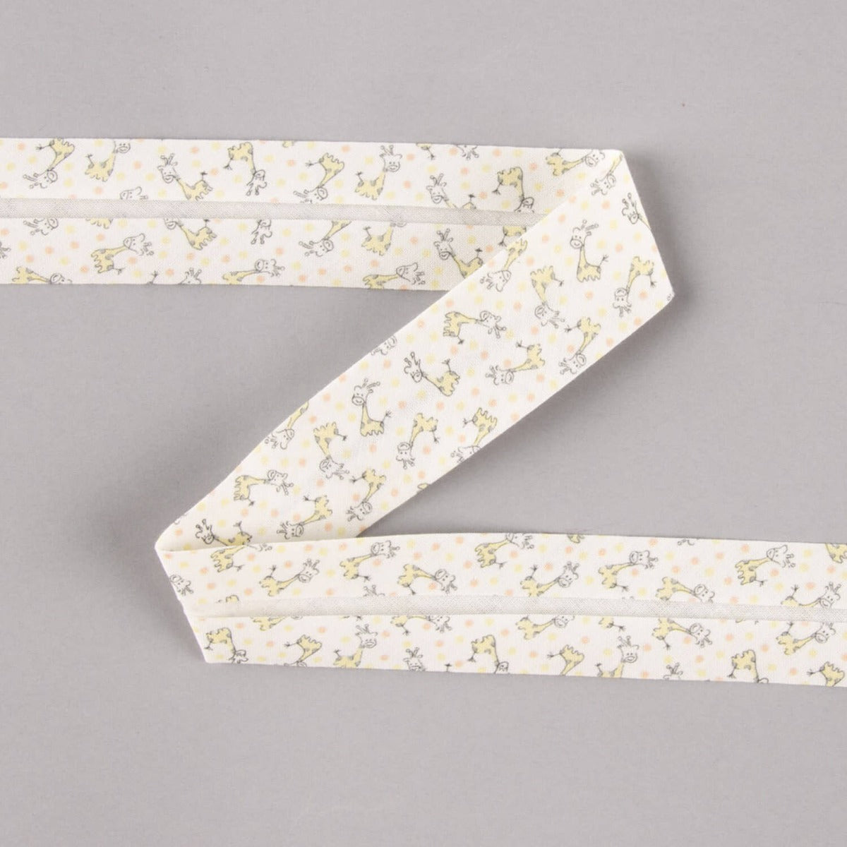 Fita Bies Girafas Laranja-Creme 30 Mm - Ribes y Casals