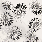 Gaze Bambula Margaridas Branco e Preto - Ribes y Casals