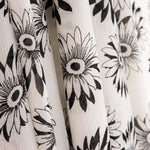 Gaze Bambula Margaridas Branco e Preto - Ribes y Casals