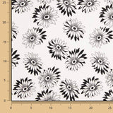 Gaze Bambula Margaridas Branco e Preto - Ribes y Casals