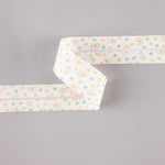 Fita Bies Cachorrinho Estrelas Azul-Laranja 18 Mm - Ribes y Casals