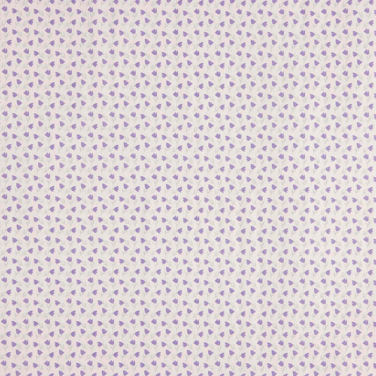 Percal estampado com tulipas lilás - Ribes y Casals