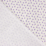 Percal estampado com tulipas lilás - Ribes y Casals