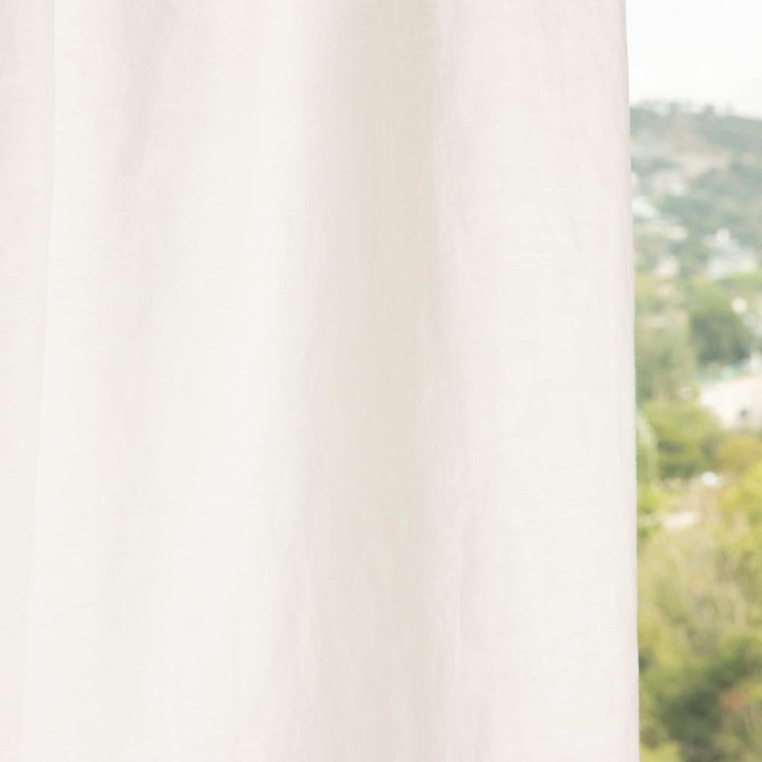 Visillo Lino Blanco Natural - Ribes y Casals