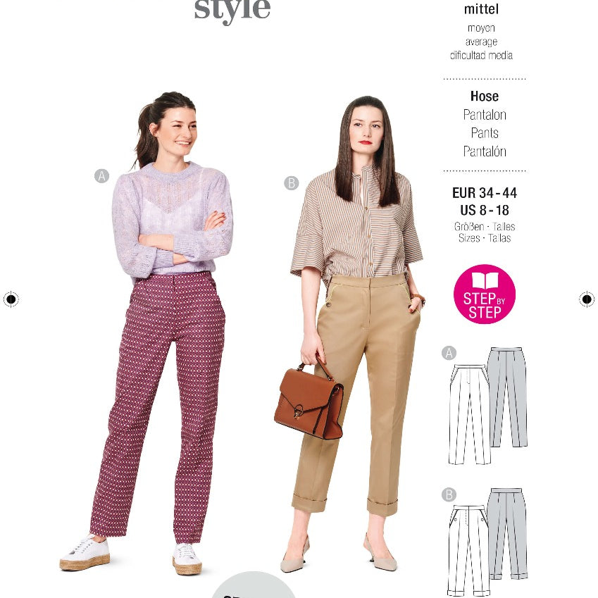Patrón Burda 6101 Pantalones - Ribes y Casals
