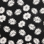 Gaze Bambula Margaridas Preto e Branco - Ribes y Casals