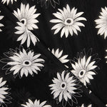 Gaze Bambula Margaridas Preto e Branco - Ribes y Casals