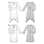 Padrão Burda 6176 Vestido - Ribes y Casals