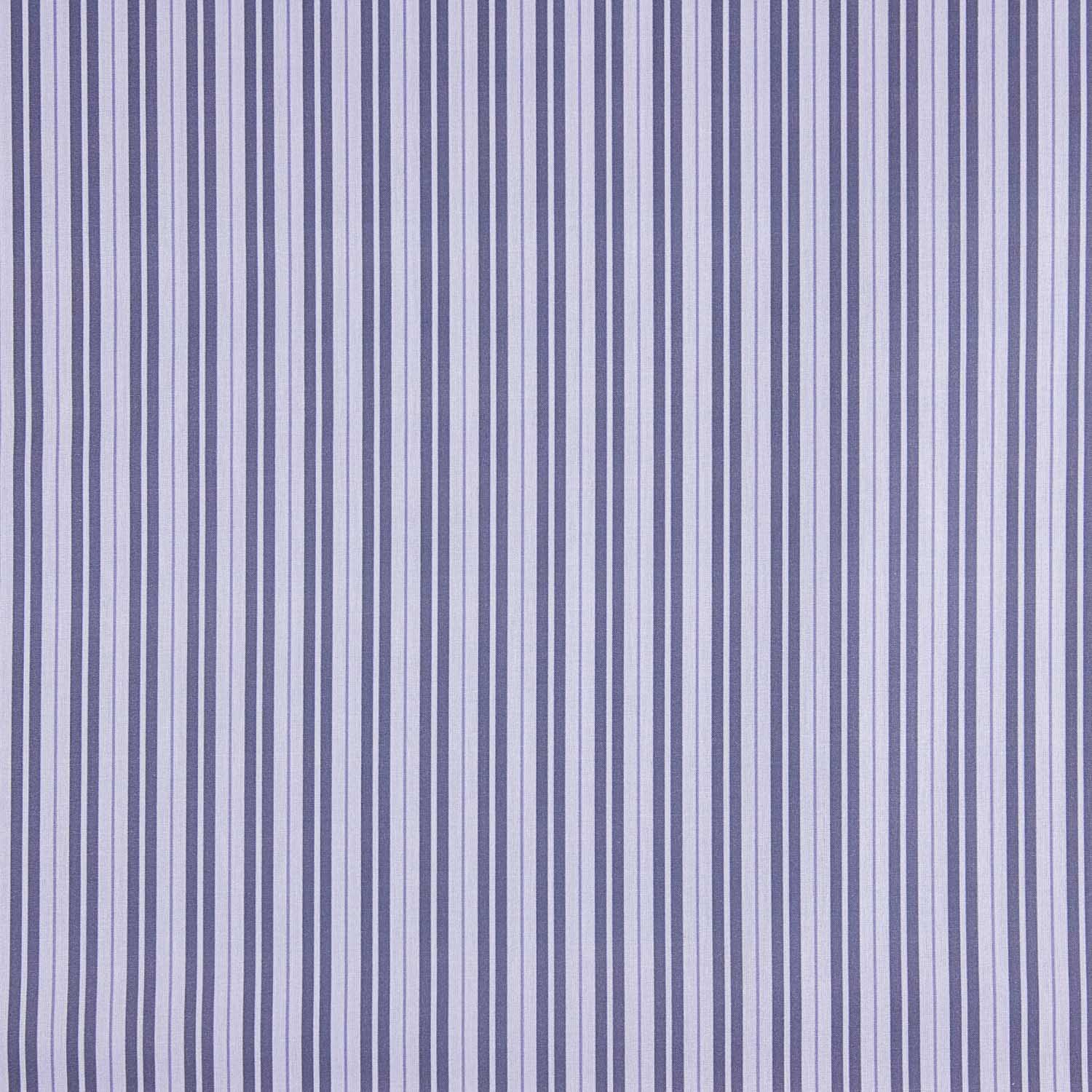 Percal estampado com riscas lilás - Ribes y Casals