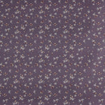 Percal estampado floral roxo - Ribes y Casals