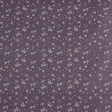 Percal estampado floral roxo - Ribes y Casals