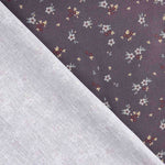 Percal estampado floral roxo - Ribes y Casals