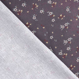 Percal estampado floral roxo - Ribes y Casals