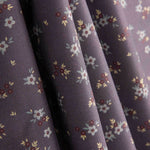 Percal estampado floral roxo - Ribes y Casals