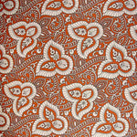 Retal Satén Estampado Romantic Teja 140x140 cm. - Ribes y Casals