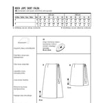 Patrón Burda 6733 Falda - Ribes y Casals