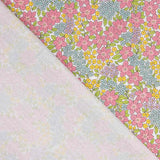 Percal estampado Guirnalda Rosa - Ribes y Casals