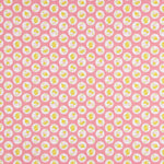 Percal estampado coelhinhos círculo rosa - Ribes y Casals