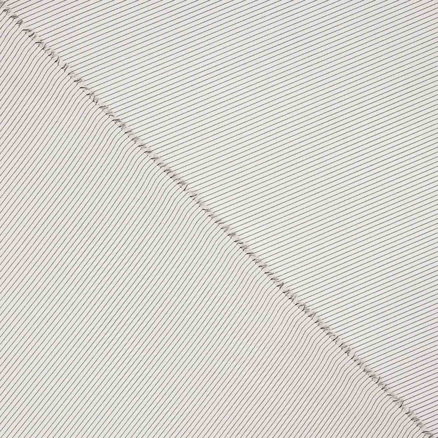 Forro Poliéster Listrado Preto - Ribes y Casals