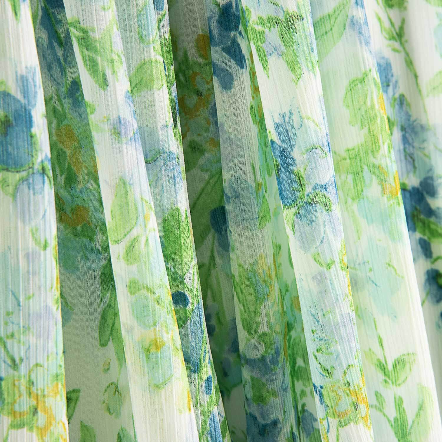 Gaze Bambula Estampada Pradera Azul - Ribes y Casals