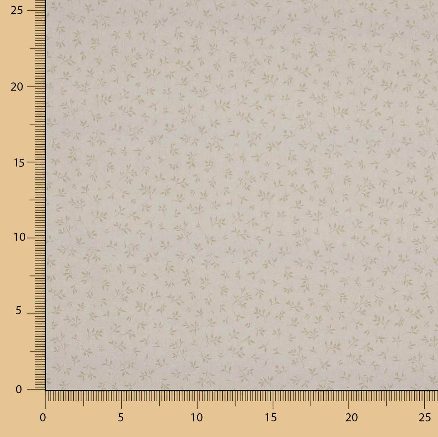 Percal estampado Folhas Verde Suave - Ribes y Casals