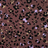 Viscose Estampada Jungle Chic Castanho - Ribes y Casals