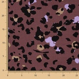 Viscose Estampada Jungle Chic Castanho - Ribes y Casals