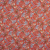 Crepe Satinado Paisley Fuego - Ribes y Casals