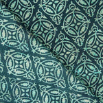 Retal Popelín Batik Nairobi Verde 100x150 cm - Ribes y Casals