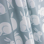 Percal estampado Rabbit Maxi Aqua - Ribes y Casals