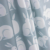Percal estampado Rabbit Maxi Aqua - Ribes y Casals