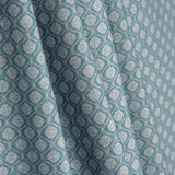 Popelín Retro Óvalo Azul - Ribes y Casals