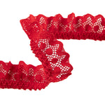 Fita de Renda Vermelha 22 mm - Ribes y Casals