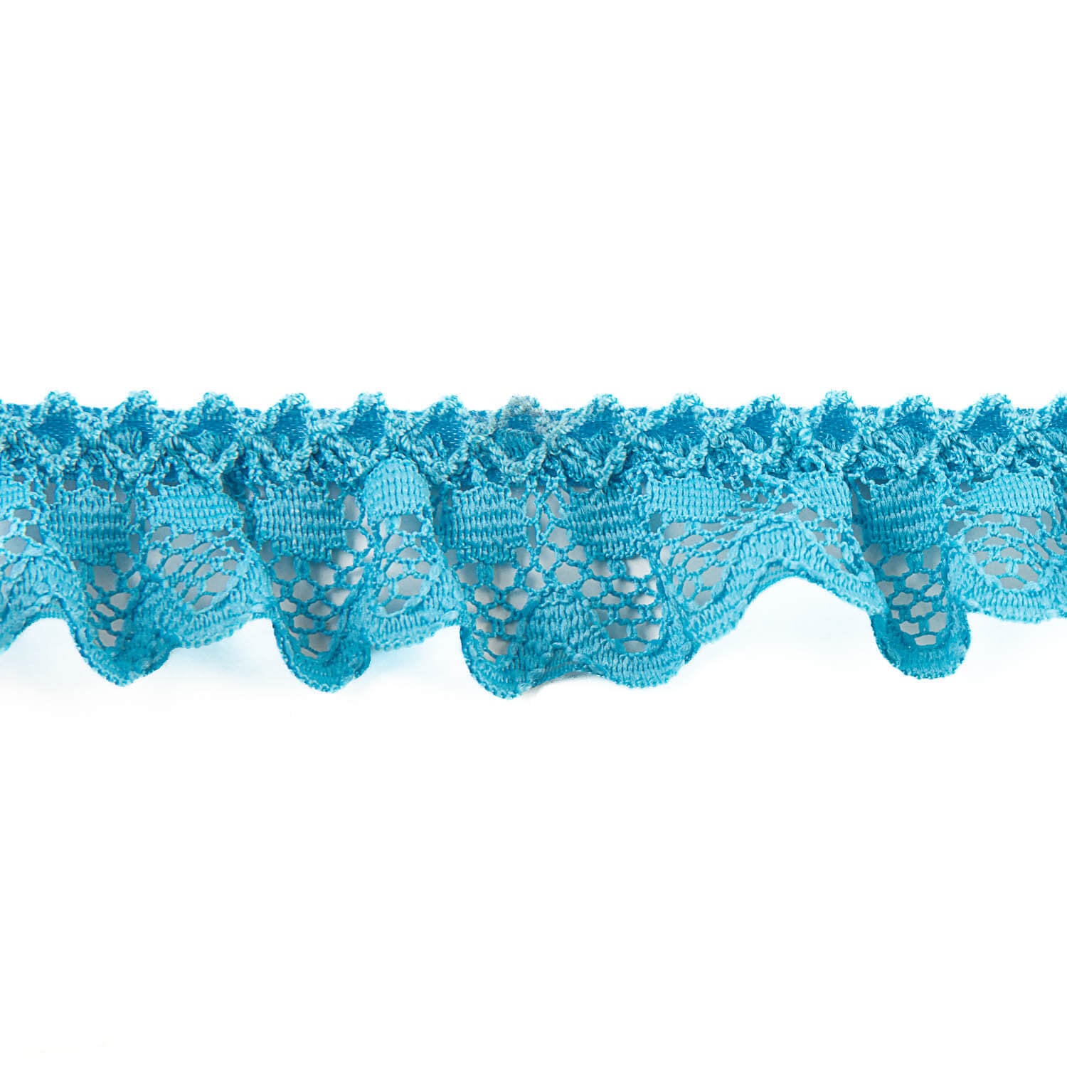 Fita de Renda Azul Turquesa 22 mm - Ribes y Casals