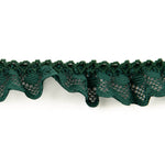 Fita de renda verde garrafa 22 mm - Ribes y Casals