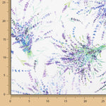 Algodão Perchado Estampado Provençal Lavanda - Ribes y Casals